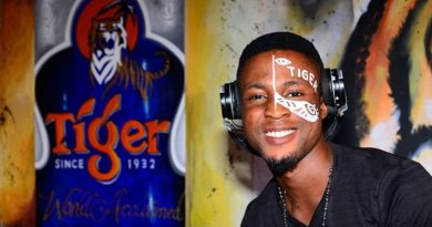 Noble Igwe, ShowDemCamp, Teddy A and Waye Uncage Tiger’s New 33cl Sleek Can