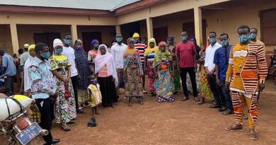 Tolon NPP Mandeiya Youth Distributes Over 1000 Nose Mask To Constituents