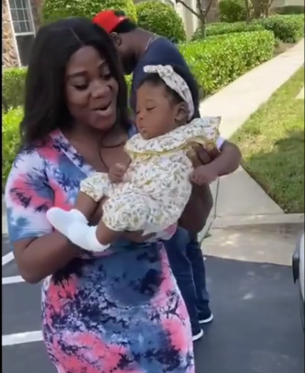 Mercy Johnson’s Less Than A Year Old Daughter Speaks For The First Time