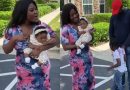 Moment Mercy Johnson’s Newborn Baby, Divine, Said ‘Hi’ To Her Fans (VIDEO) – GH Gossip