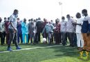 Akufo-Addo Plays Football As He Opens AstroTurf Facility For UPSA