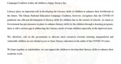 Ensure Vulnerable Children Have Easy Access To Basic Literacy Education Amid Covid-19 — GNECC To Gov’t