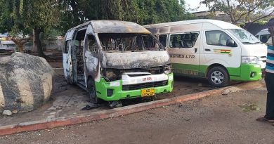 PHOTOS: How Volta Secessionists Beat STC Driver, Burnt Two Buses To Ashes