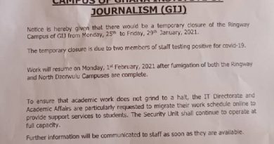 COVID-19: Two GIJ staff test positive; Ringway campus temporarily closed for fumigation