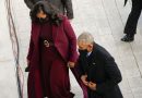 Michelle Obama Arrives at Joe Biden’s Inauguration, Celebrates End of Trump’s ‘Chaos and Division’