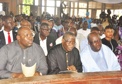 Buhari, Jonathan, Obaseki, Okowa, Dickson, others grace Anenih’s Funeral Mass in Uromi – Vanguard