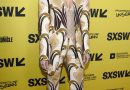 Dakota Johnson Wore a Nude Bodice and Bold Gucci Suit to SXSW