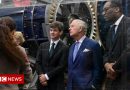 Prince Charles visits sustainable aviation laboratory