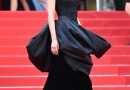Bella Hadid Channeled Black Swan in a Dramatic Vintage Versace Black Gown at the Cannes Film Festival