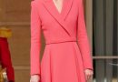 Kate Middleton Leans Into Princess Style in a Coral Coat Dress and Fascinator for Palace Garden Party