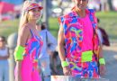 Margot Robbie and Ryan Gosling’s Skater Barbie and Ken Costumes Are a Neon Explosion